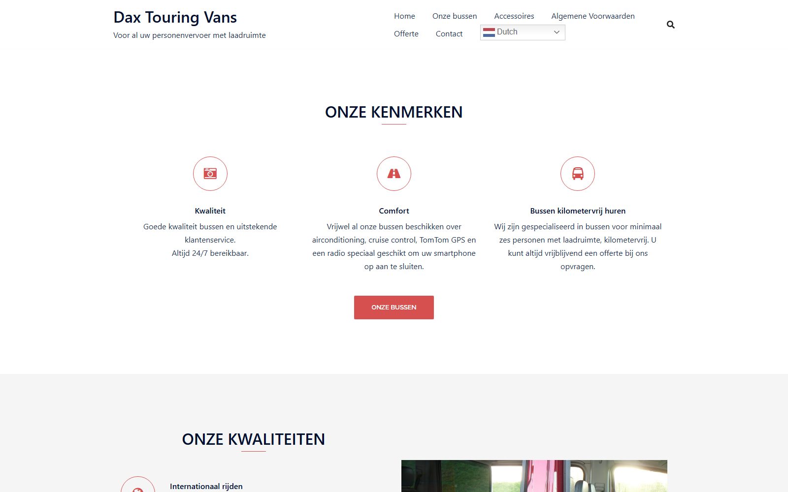 Dax Touring Vans — Personenvervoer & verhuur