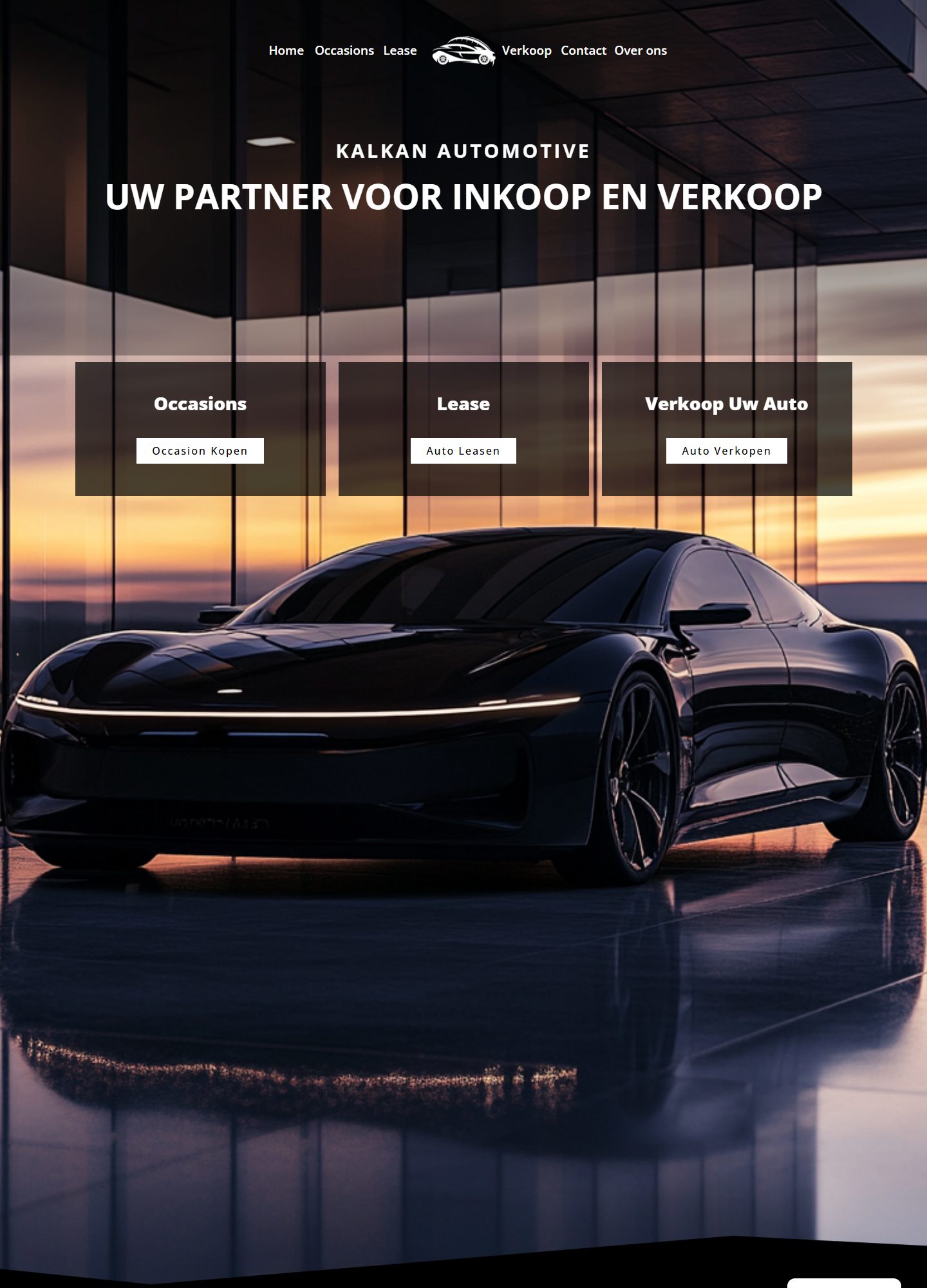 Kalkan Automotive — volledige pagina