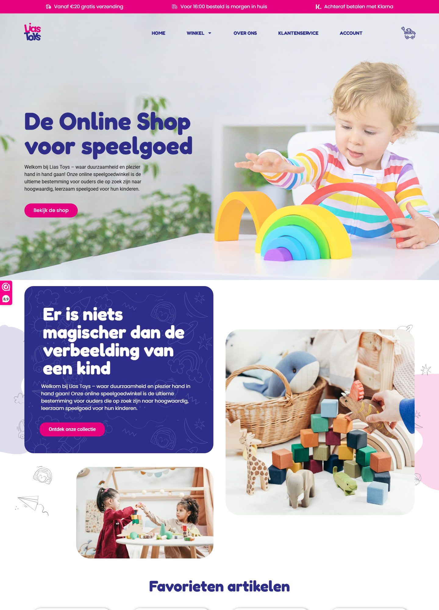 Lias Toys — volledige pagina