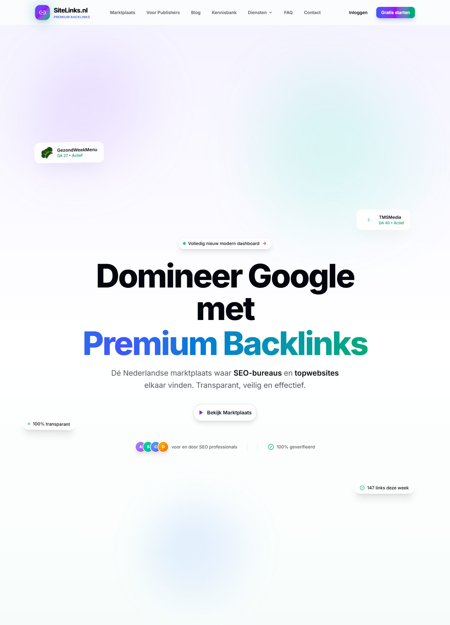 SiteLinks.nl — volledige pagina