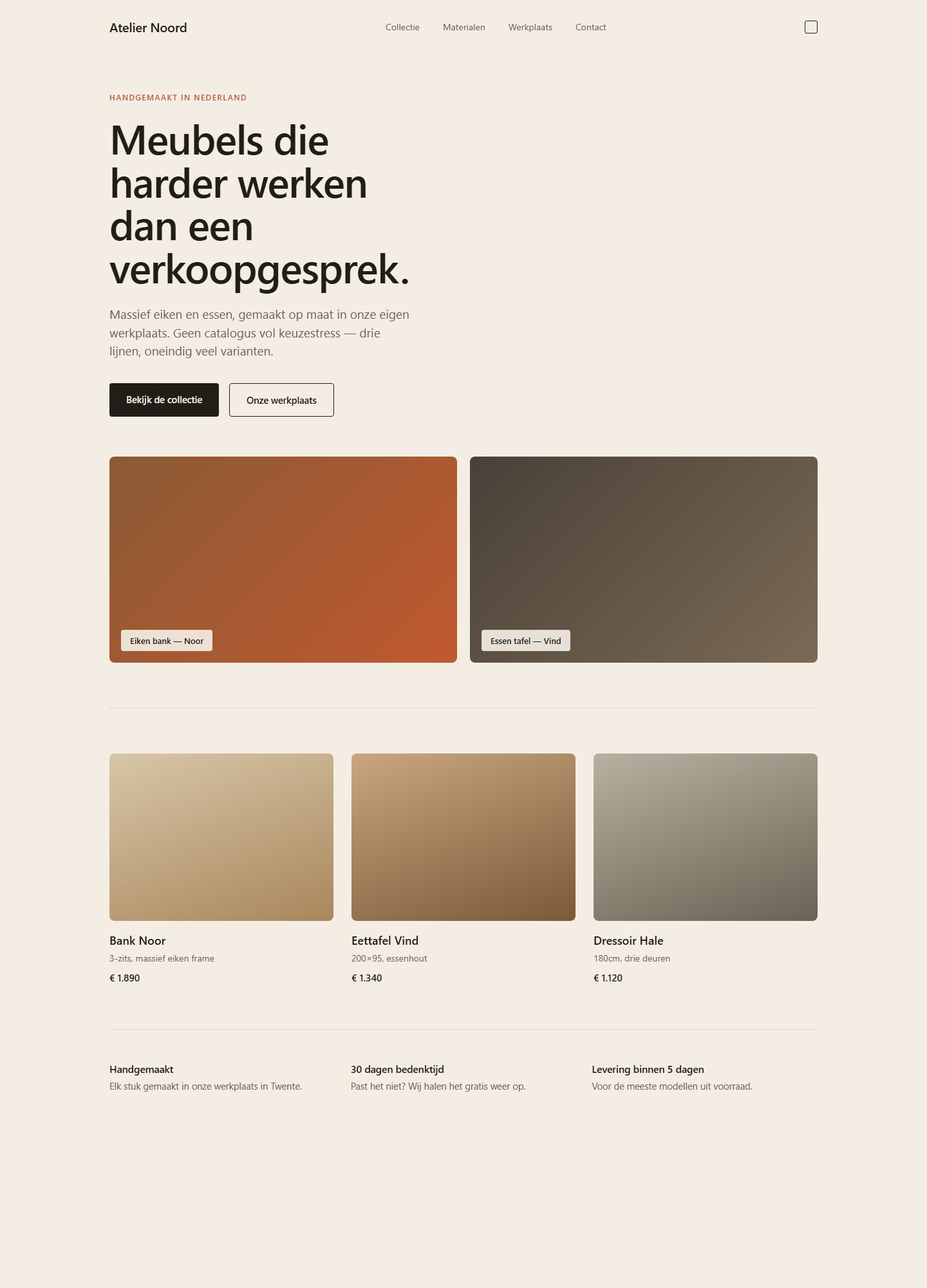 Atelier Noord — volledige pagina